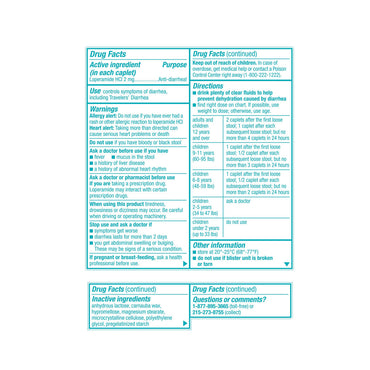 Imodium A-D Anti-Diarrheal Caplets, 6 Ea