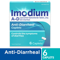 Imodium A-D Anti-Diarrheal Caplets, 6 Ea