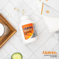 Motrin Ibuprofen 200Mg Liquid Capsule Gels, Pain Reliever/ Fever Reducer - 20 Ea