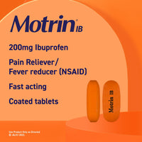 Motrin Ib Pain Reliever-Fever Reducer Caplets, 24 Ea