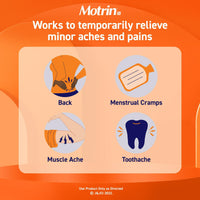 Motrin IB Ibuprofen Pain and Fever Reliever, Coated Caplets, 225 Ea