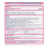 Benadryl Liqui-Gels Antihistamine Diphenhydramine Allergy Medicine, Dye Free, 25 Mg, 48 Ea