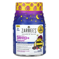 Zarbees Childrens Sleep Immune Supplement Gummies, 3+ Years, Natural Mixed Berry Flavor, 30 Ea