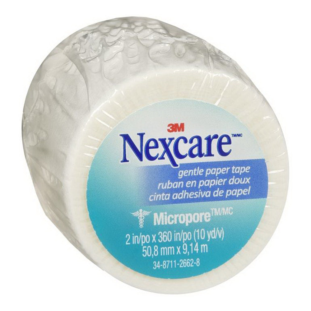 3M Nexcare Micropore Paper First Aid Tape 2 Inches X 10 Yards 6Ea