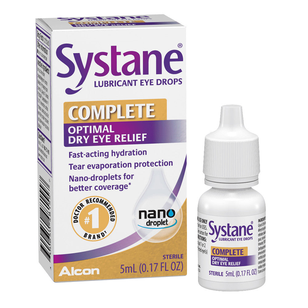 Alcon Systane Complete Optimal Dry Eye Relief Drops, 0.17 Oz