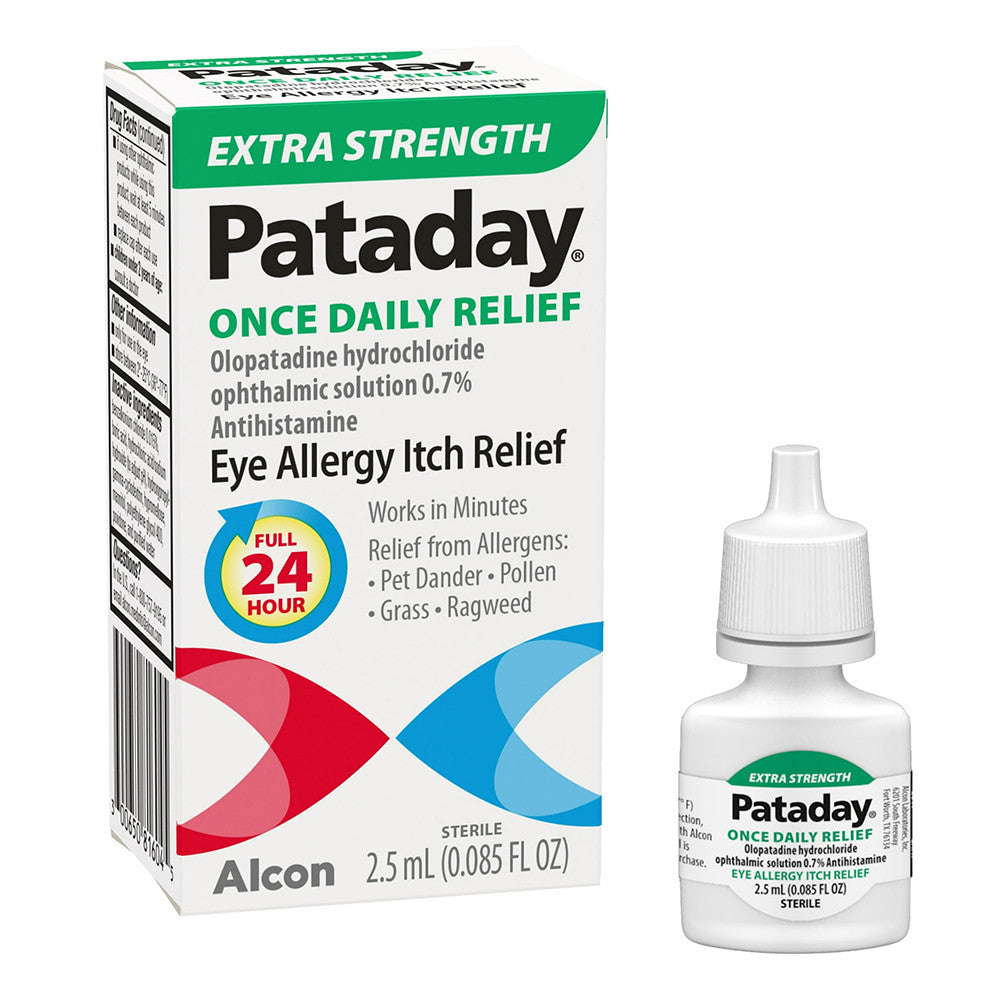 Alcon Pataday Once Daily Relief Extra Strength Eye Drops, 0.085 Oz