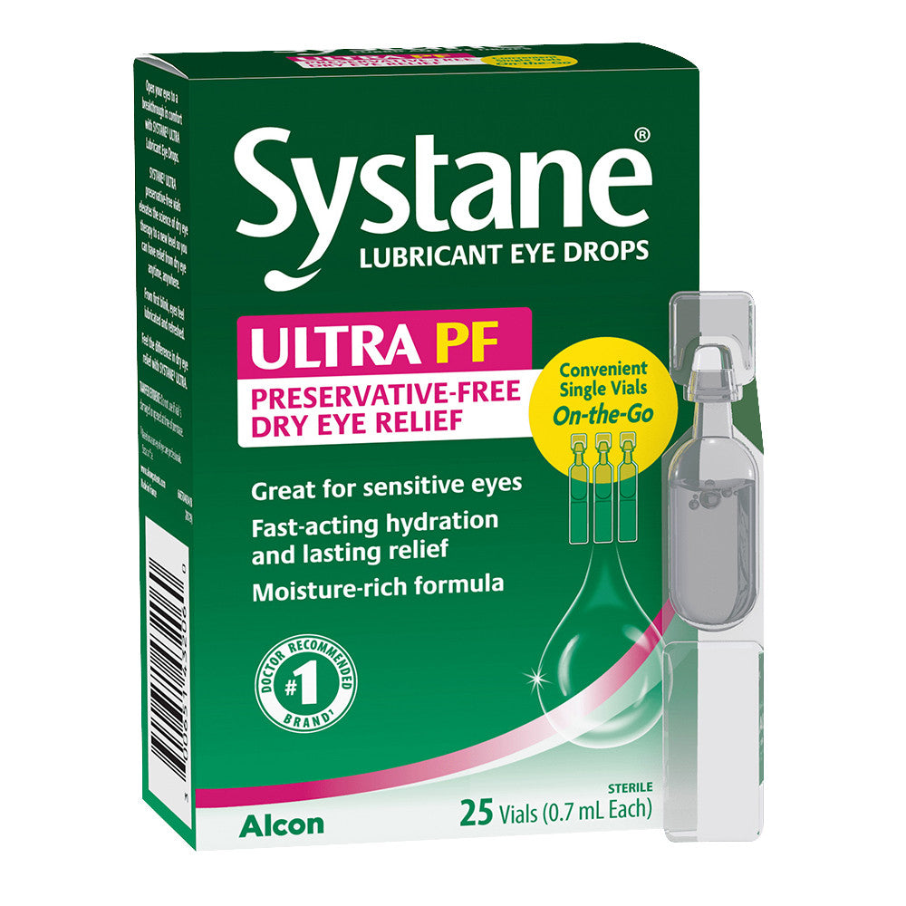 Alcon Systane Ultra Lubricant Eye Drops, 25 Ea