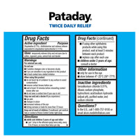 Alcon Pataday Twice Daily Relief Eye Drops, 1 Ea, 0.17 Oz