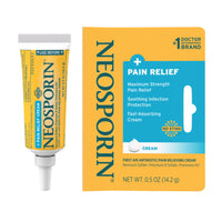 Neosporin Pain Relief Dual Action First Aid Antibiotic Cream, 0.5 Oz