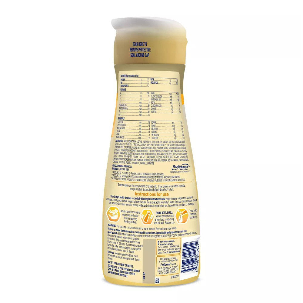 Enfamil Neuro Pro Ready to Feed Infant Formula Bottle, 946 Ml
