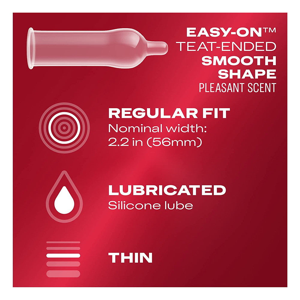 Durex Extra Sensitive Ultra Thin Lubricated Condoms, 24 Ea