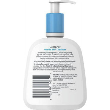 Cetaphil Gentle Skin Cleanser, Face and Body Lotion, 4 Oz