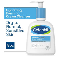 Cetaphil Hydrating Foaming Cream Cleanser, 8 Oz