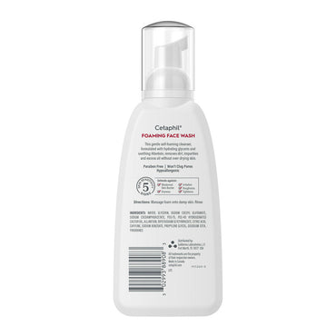Cetaphil Redness Control Daily Foaming Face Wash, 8 Oz