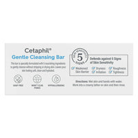 Cetaphil Gentle Cleansing Bar For Dry And Sensitive Skin - 4.5 Oz