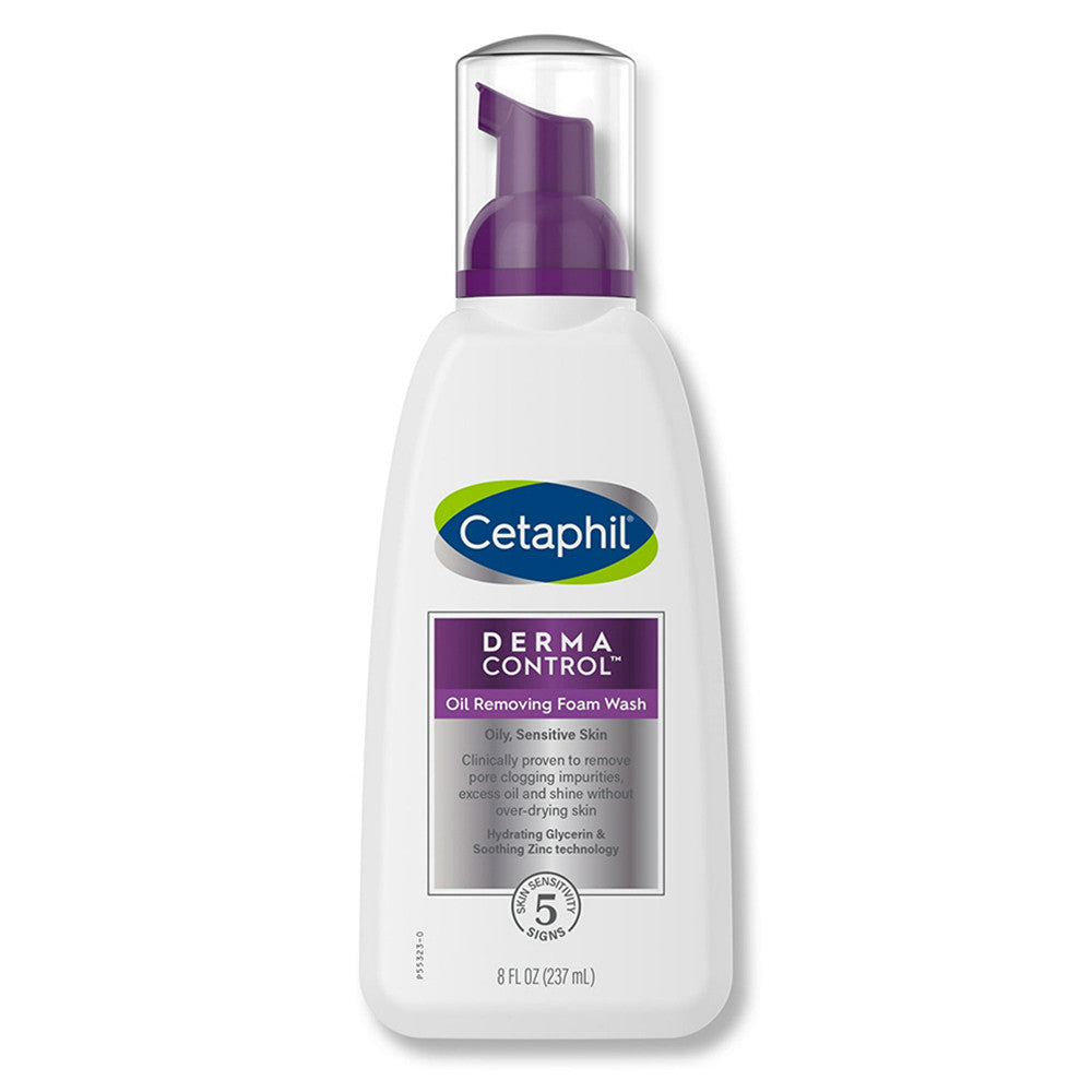 Cetaphil Derma Control Oil Control Foam Wash - 8 Oz