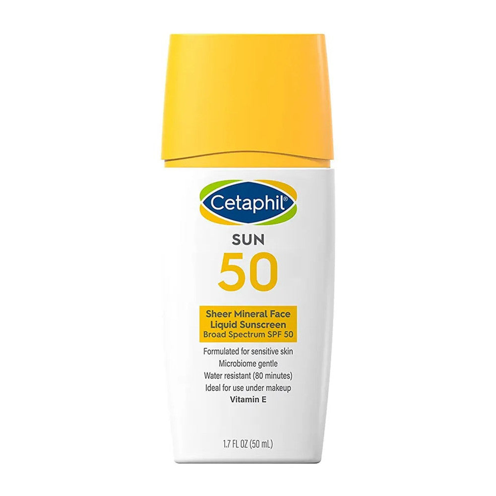 Cetaphil Sheer Mineral Liquid Sunscreen For Face Spf 50, 10 Ml