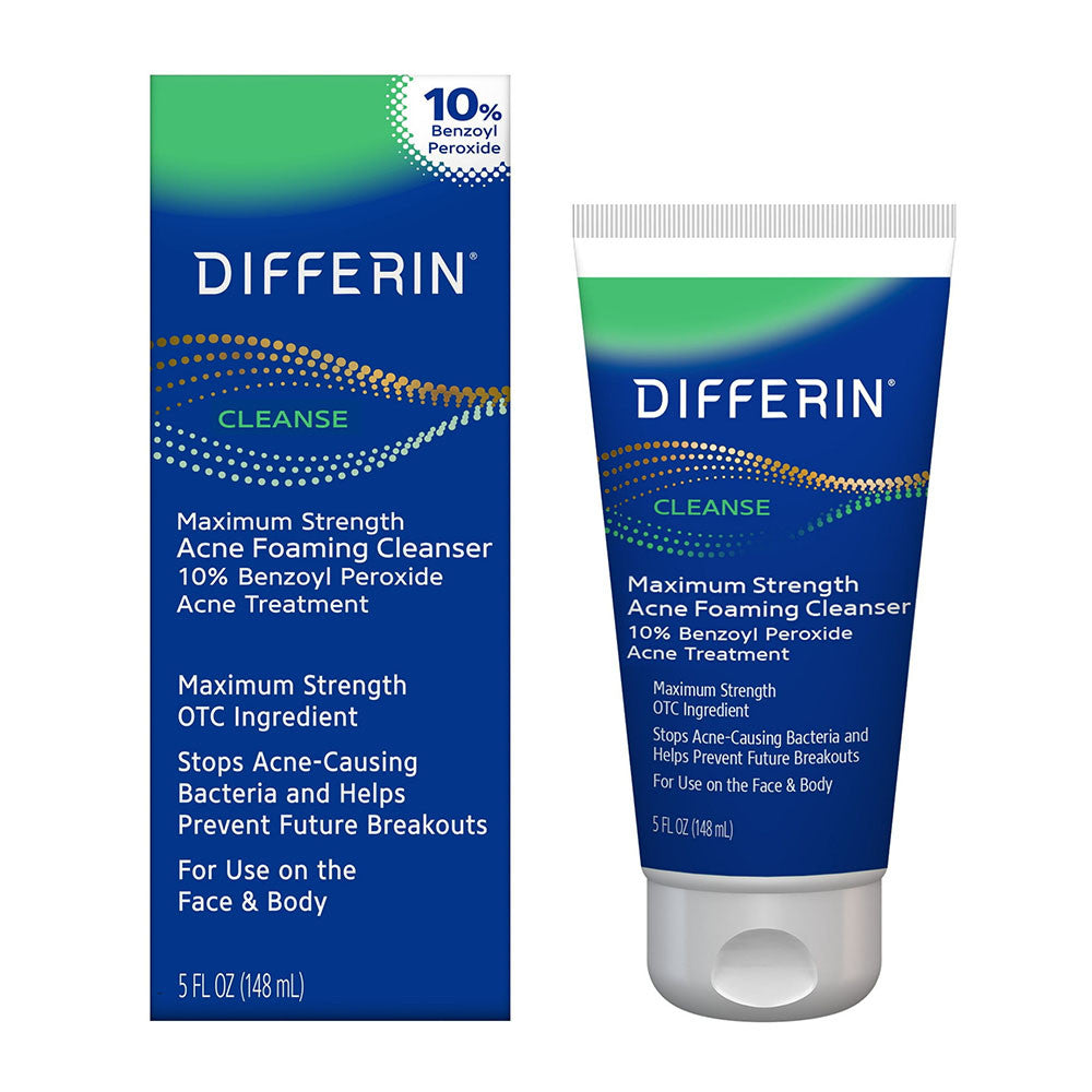 Differin Maximum Strength Acne Face Wash, 5 Oz