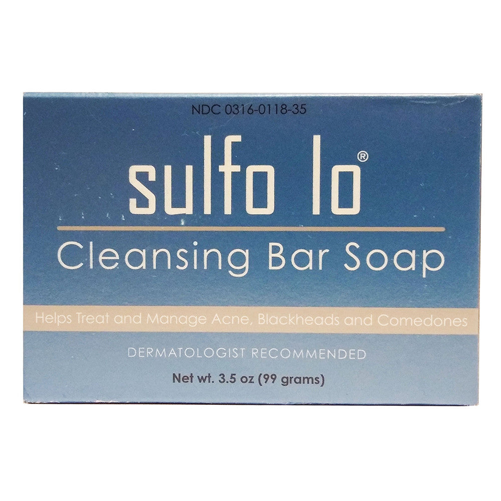 Sulfo Lo Cleansing Bar Soap, 3.5 Oz