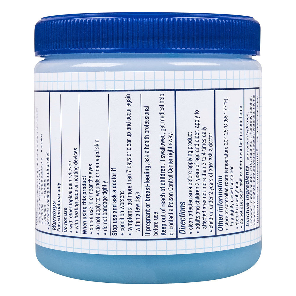 Mineral Ice Menthol Pain Relieving Gel, 8 Oz