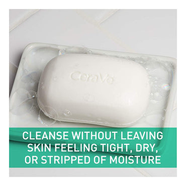 CeraVe Foaming Facial Cleansing Bar, Kaolin Clay, 4.5 Oz