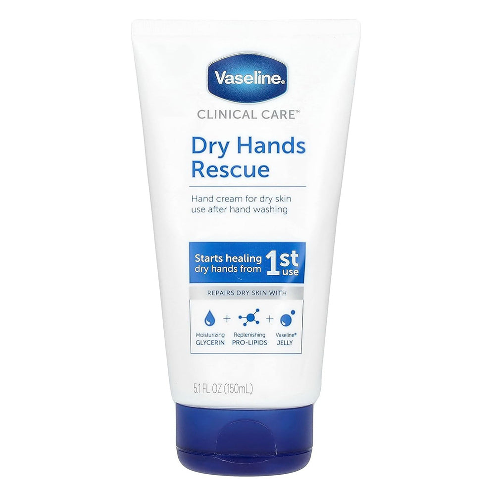 Vaseline Dry Hands Rescue Intensive Care Deep Moisturizing Hand Cream 5.1Oz (150ml)