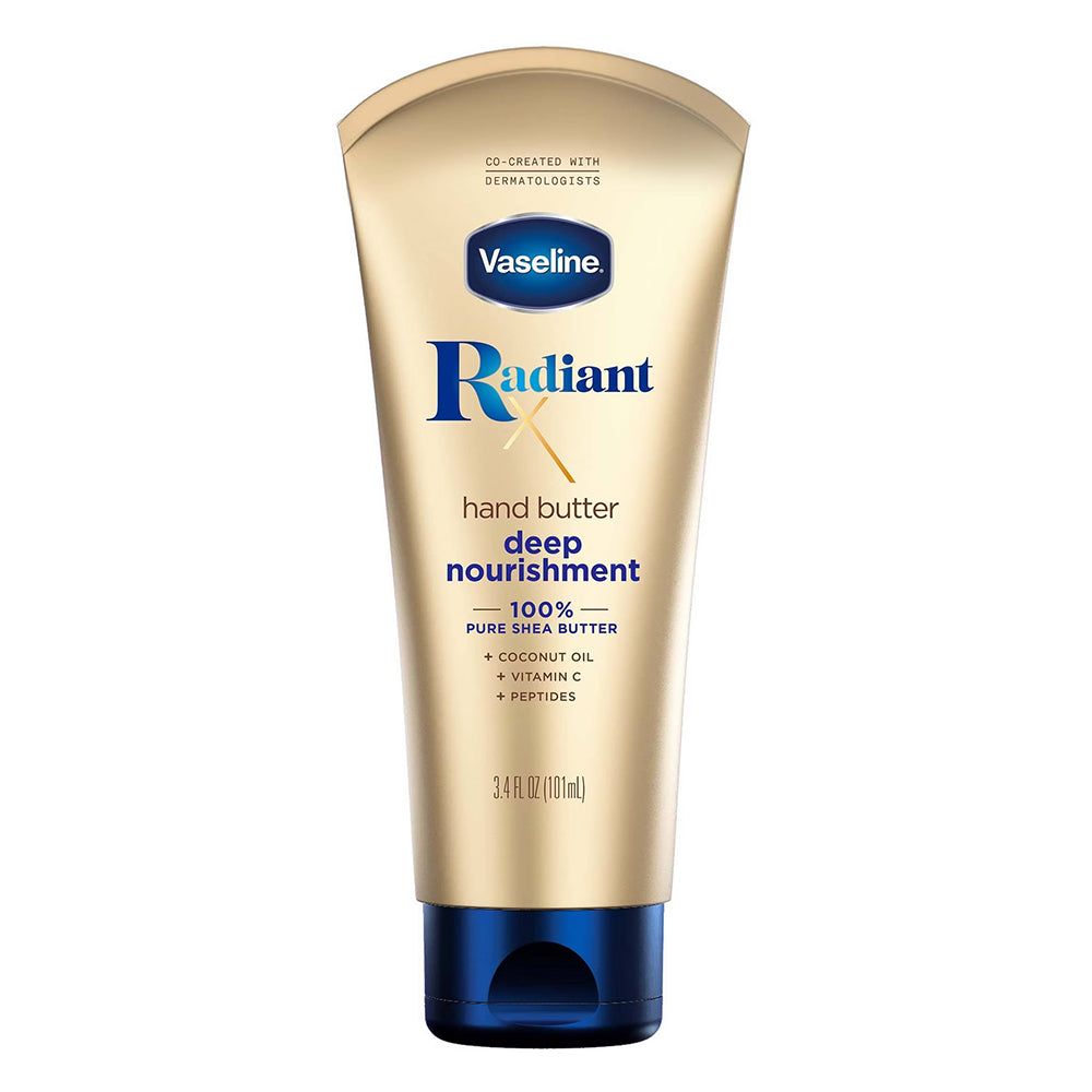 Vaseline Radiant X Hand Butter Deep Nourishment Tube 3.4Oz (101ml)