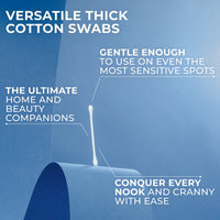 Q-Tips Antimicrobial Safety Cotton Swabs For Clean Ears, 375 Ea