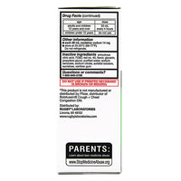Rugby Cough Syrup With Dextromethorphan For Adults Chest Congestion Relief, Raspberry, 118 Ml