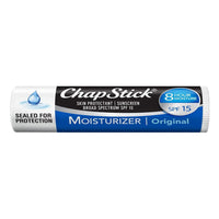 ChapStick Moisturizer Original SPF 15 Lip Balm Tube and Skin Protectant, 0.15 Oz