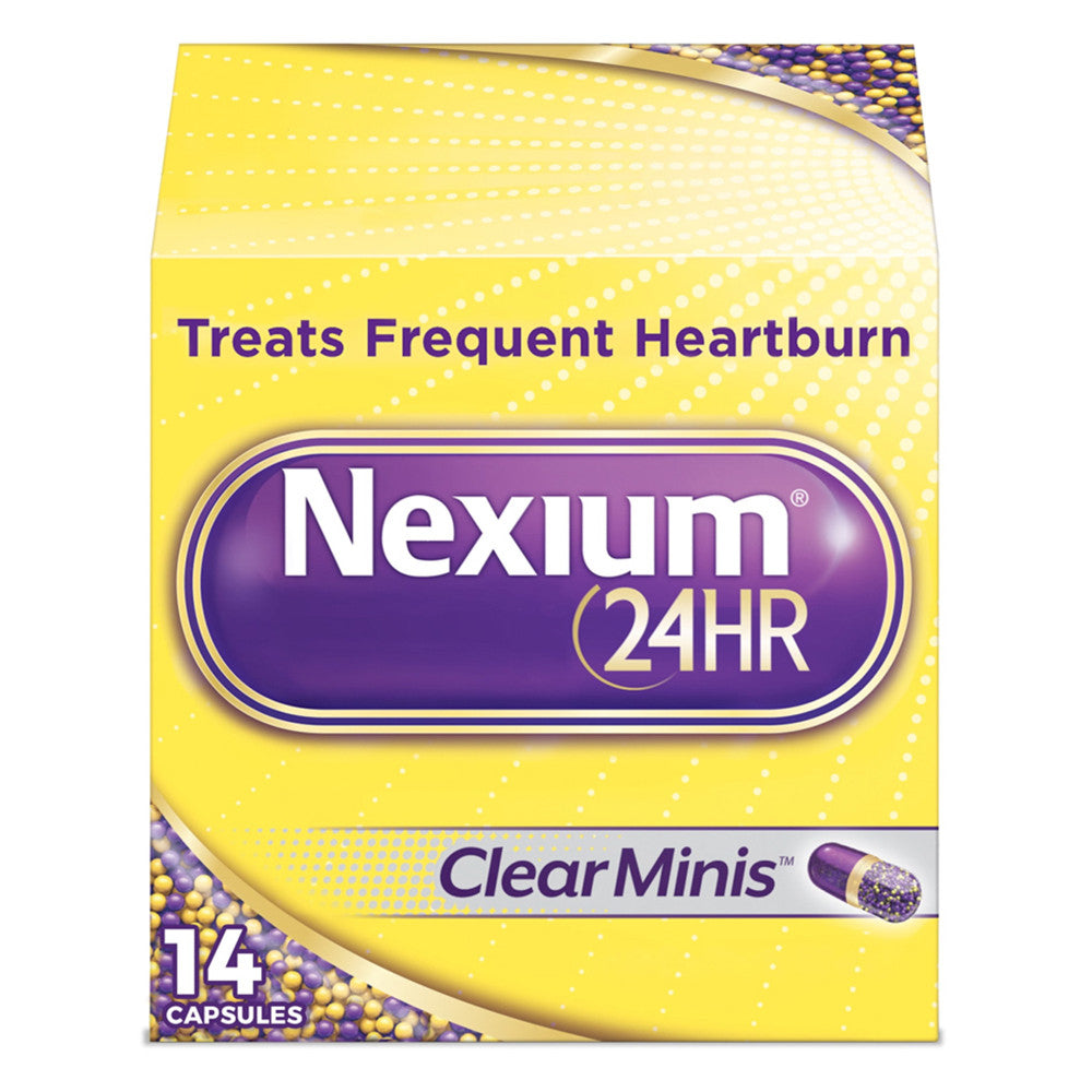 Nexium 24 Hr ClearMinis Delayed Release Heartburn Relief Capsules, 14 Ea