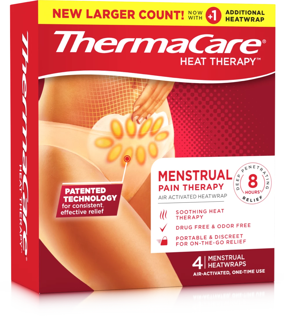 ThermaCare Advanced Menstrual Pain Therapy Heatwraps, 3 ea