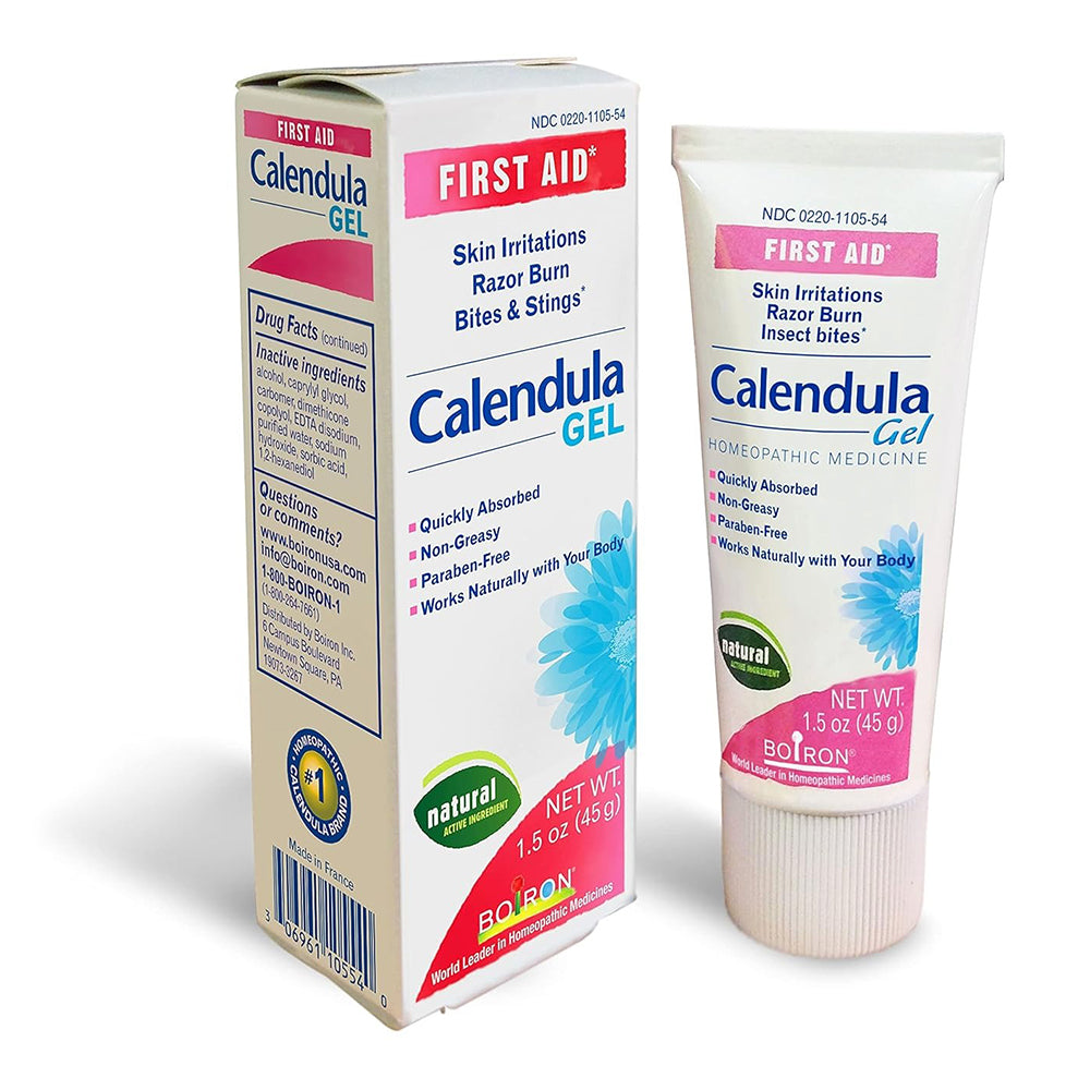 Boiron Healing Soothing Homeopathic Medicine First Aid Calendula Gel 1.5Oz (45g)
