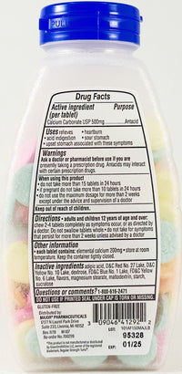 Major Calcium Antacid Tablets Regular Strength, 500 Mg, 150 Ea
