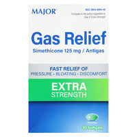 Major Extra Strength Gas Relief Softgels, 30 Ea