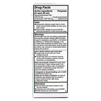 Major Robafen Dm Cough and Chest Congestion Syrup, Raspberry Flavor, 8 Oz