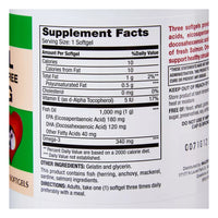 Major Fish Oil Cholesterol Dietary Supplement Softgels, 100 Ea