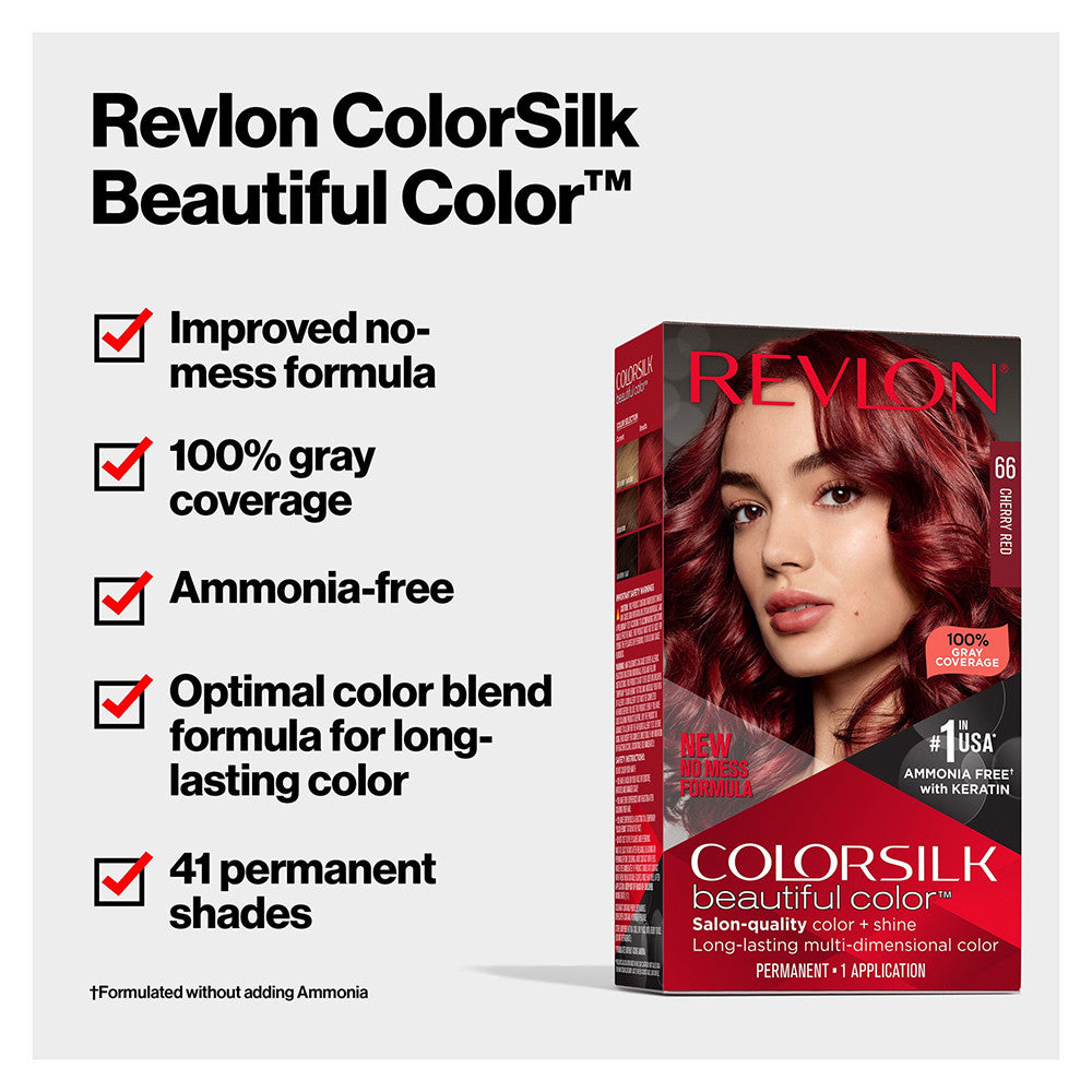 Revlon Colorsilk Beautiful Color Long Lasting Permanent Hair Color, Deep Rich Brown, 1 Ea