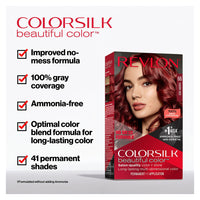 Revlon Colorsilk Beautiful Color Long Lasting Permanent Hair Color, 31 Dark Auburn, 1 Ea
