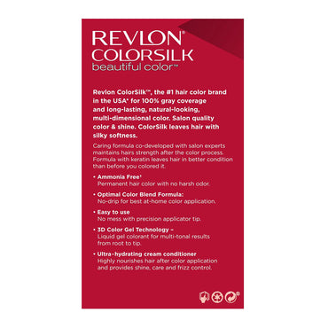 Revlon Colorsilk Beautiful Color Permanent Hair Color, Lightest Golden Brown, 1 Ea