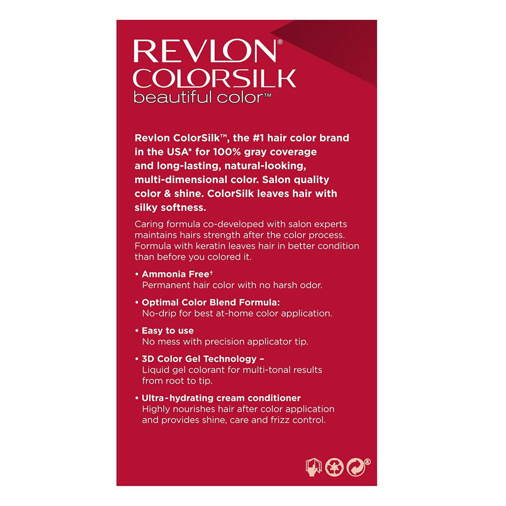 Revlon Colorsilk Beautiful Color Long Lasting Permanent Hair Color, 61 Dark Blonde, 1 Ea