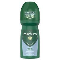 Mitchum Roll-On Antiperspirant and Deodorant for Men, Unscented, 3.4 Oz
