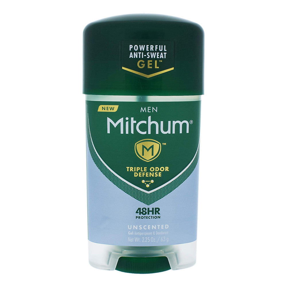 Mitchum Clear Gel Antiperspirant And Deodorant, Unscented, 2.25 Oz
