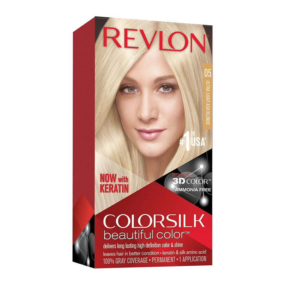 Revlon Colorsilk Beautiful Color, Ultra Light Ash Blonde 05, 1 Ea