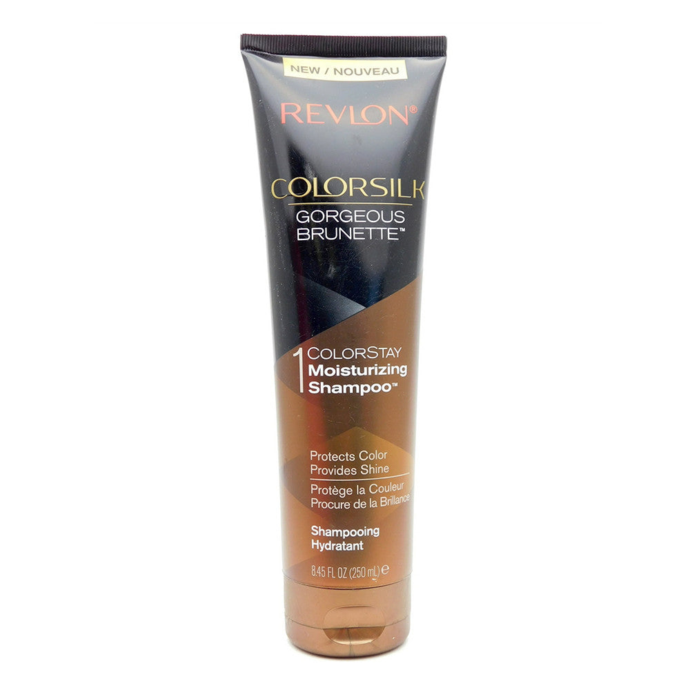 Revlon ColorSilk Gorgeous Brunette ColorStay Moisturizing Hair Shampoo, 8.45 Oz