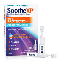 Soothe Lubricant Eye Drops for Dry Eye Itch Relief, 30 Ea