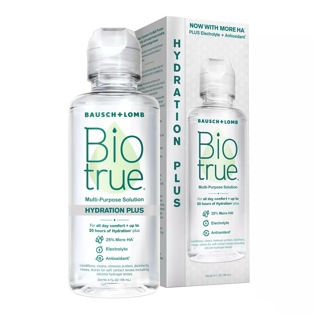 Biotrue Hydration Plus Contact Lens Multi Purpose Solution, 4 Oz
