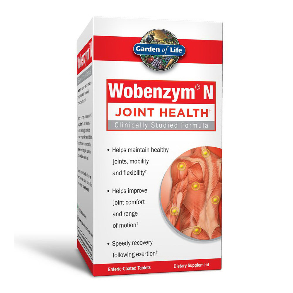 Garden Of Life Wobenzym N Joint Health Enteric Coated Tablets, 800 Ea