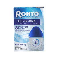 Rohto Ice All-in-one Multi-Symptom Relief Cooling Eye Drops, 13 Ml