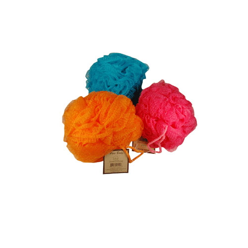 Retail Imports Laponge Gauze Sponge Assorted (Blue, Orange, Hot Pink) - 3 Ea